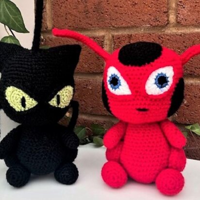 Miraculous Tikki and Plagg Crochet Patterns