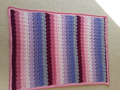 Girl baby blanket