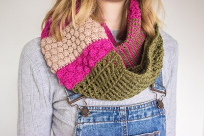 Blossom infinity scarf