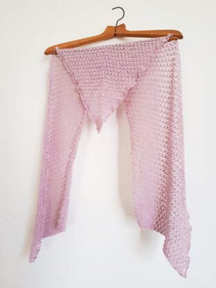 Rose petal scarf