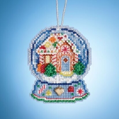 Mill Hill Charmed Snow Globes - Gingerbread House Globe