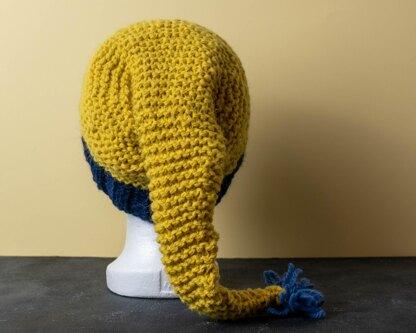 Easy Knit Pixie Hat for adults