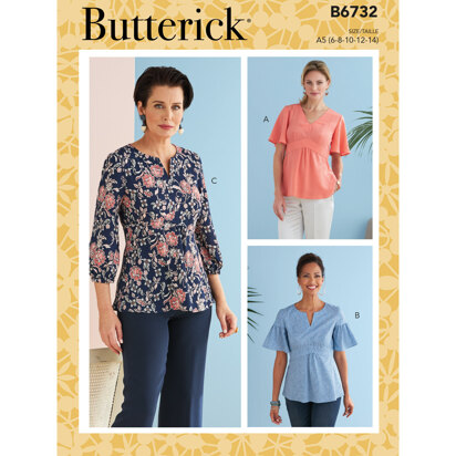Butterick Misses' Top B6732 - Sewing Pattern