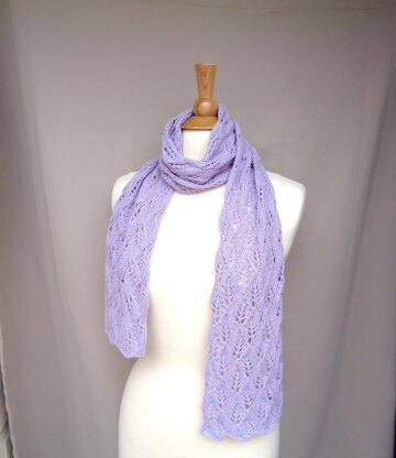 Lilac Petals Scarf