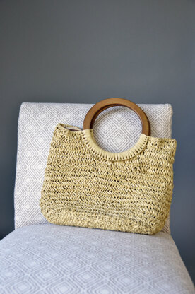 Basketry Handbag in Universal Yarn Yashi - Downloadable PDF