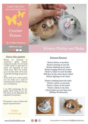 020 Kittens Amigurumi Cat Ravelry