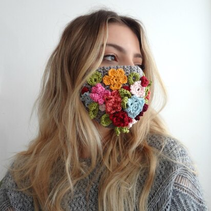 Boho Flower Mask