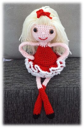 Häkelanleitung Amigurumi Püppchen Kimberly ♥