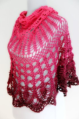 Triangular shawl "dreamcatcher"