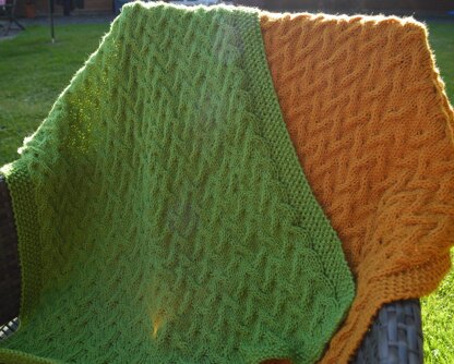 In the Garden ~ Baby Blanket