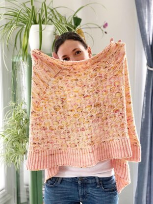 Sunshine Tulip Shawl