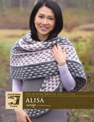 The Winter Breeze Collection - Alisa Wrap in Juniper Moon Farm - 17109 - Downloadable PDF