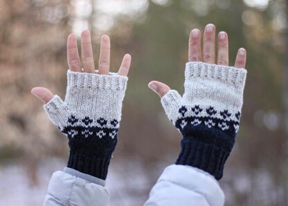 Moon Bloom Mitts