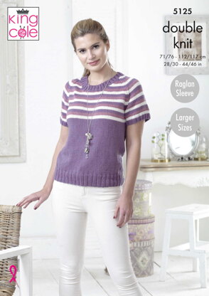 Sweaters in King Cole Cottonsoft DK - 5125pdf - Downloadable PDF