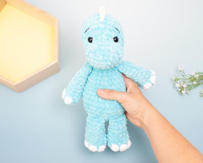 Dinosaur amigurumi plushie