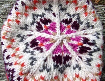 Beach Roses Hat & Mittens