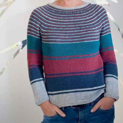 "Josie" - top down circular yoke sweater