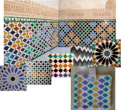 Alhambra Mosaic Pot Holder 1