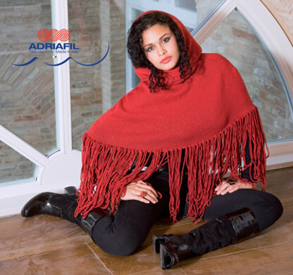 Dobbiaco Poncho in Adriafil Bucaneve & Charme - Downloadable PDF