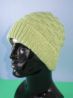 Basket Weave Spring Beanie Hat