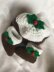 EASY DK KNITTING PATTERN CHRISTMAS PUDDING BABY HAT BOOTIES PREM NEWBORN 3 MTHS