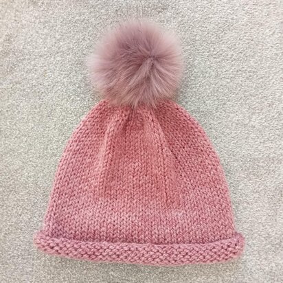 Dusky Pink Beanie