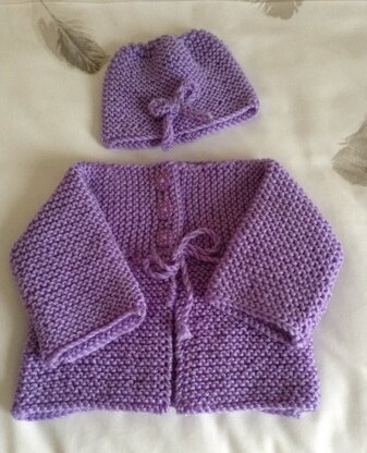 Sideways Knitted Cardigan