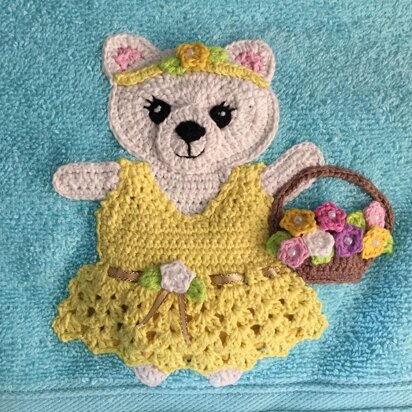 Teddy Bear with Dress and Accessories