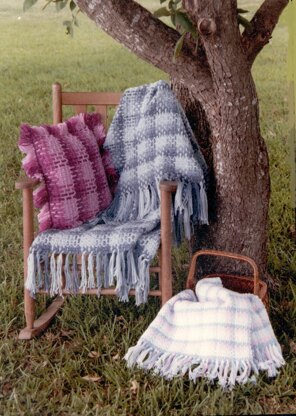 Plaid Afghan and Pillow