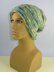 Chunky Self Striping Garter Stitch Slouch Hat