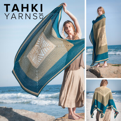 Havens Crochet Blanket in Cotton Classic in Tahki Yarns - TSS16-05 - Downloadable PDF