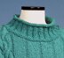 Cable and Wide Rib Rollneck Pullover #121