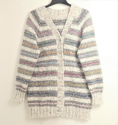 HarleQueen scrappy Raglan Cardigan