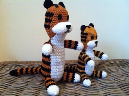 Harold the plush tiger amigurumi stuffie