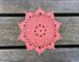 Round Picot Doily Coaster Written Pattern
