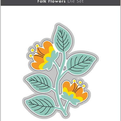Altenew Folk Flowers Die Set