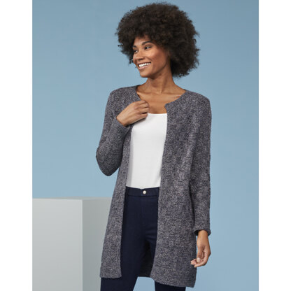 Shoreline Duster - Cardigan Knitting Pattern for Women in Tahki Yarns Newport