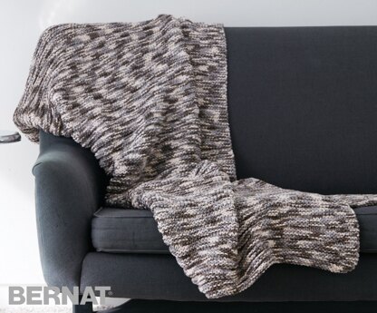 Ridges Blanket in Bernat Maker Home Dec Variegated - Downloadable PDF