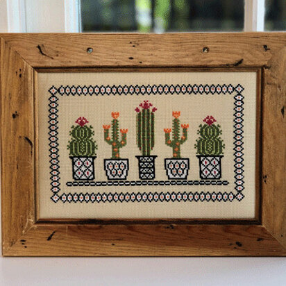 Historical Sampler Company Cactus - Downloadable PDF