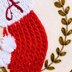 Custom Monogram Holiday Stocking Ornament - Christmas Embroidery Pattern