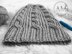 3D cables knit-look beanie