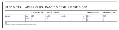 Burda Style Rabbit & Bear Toy Sewing Pattern B7409 - Paper Pattern, Size one size