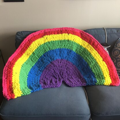 Rainbow Throw Blanket