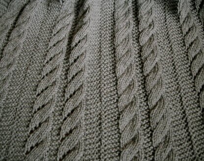 Spiral Columns Baby Blanket