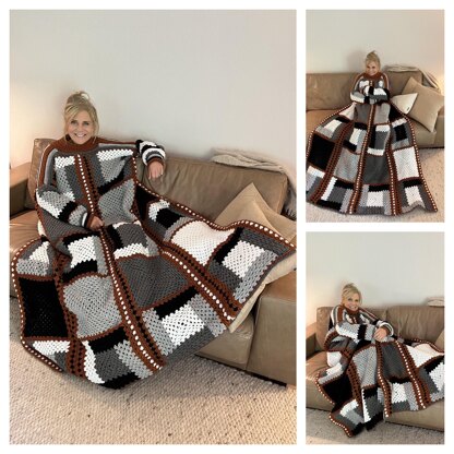 ARTISTIC BLOCKS SWEATER BLANKET