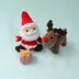 Mini Rudolph and Santa