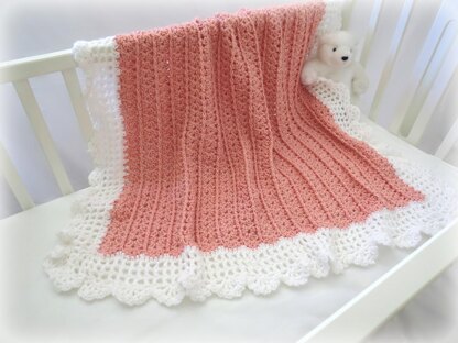 Primrose Baby Blanket Crochet pattern by Deborah O'Leary | LoveCrafts