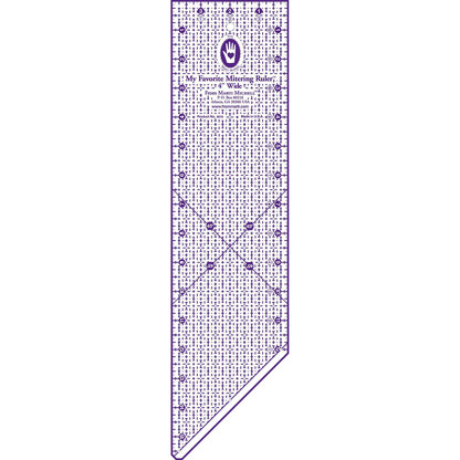 Marti Michell Ruler My Favorite Mitering 4in Quilting Template