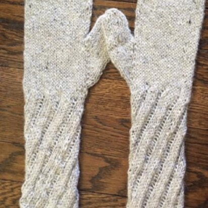 Swirly Girly Mittens