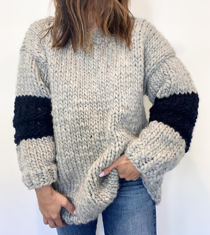 Giant Cozy Sweater Knitting pattern by Vanessa cayton LoveCrafts